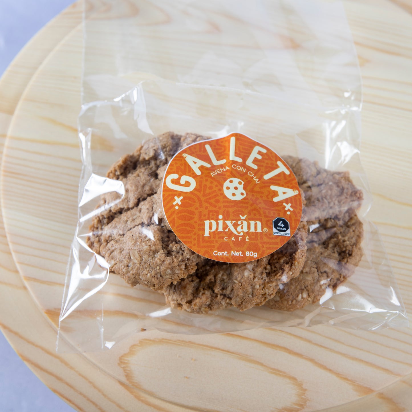 Galleta avena con chai